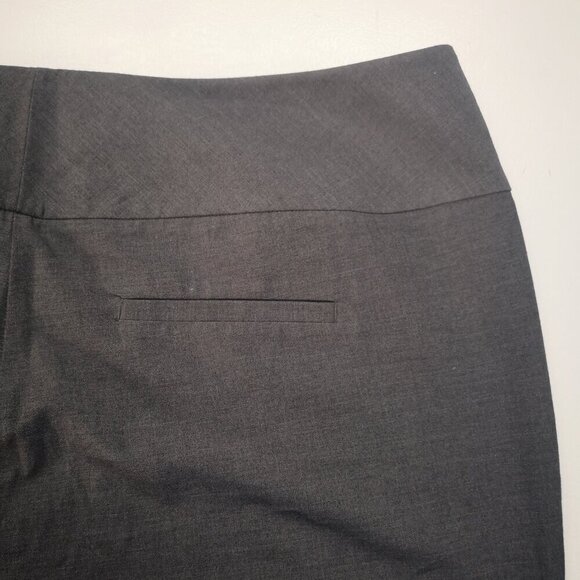 NWT Elle Woman Ladies Size 18W Dark Grey Wide Leg Wide Waistband Dress Pants - Picture 7 of 12